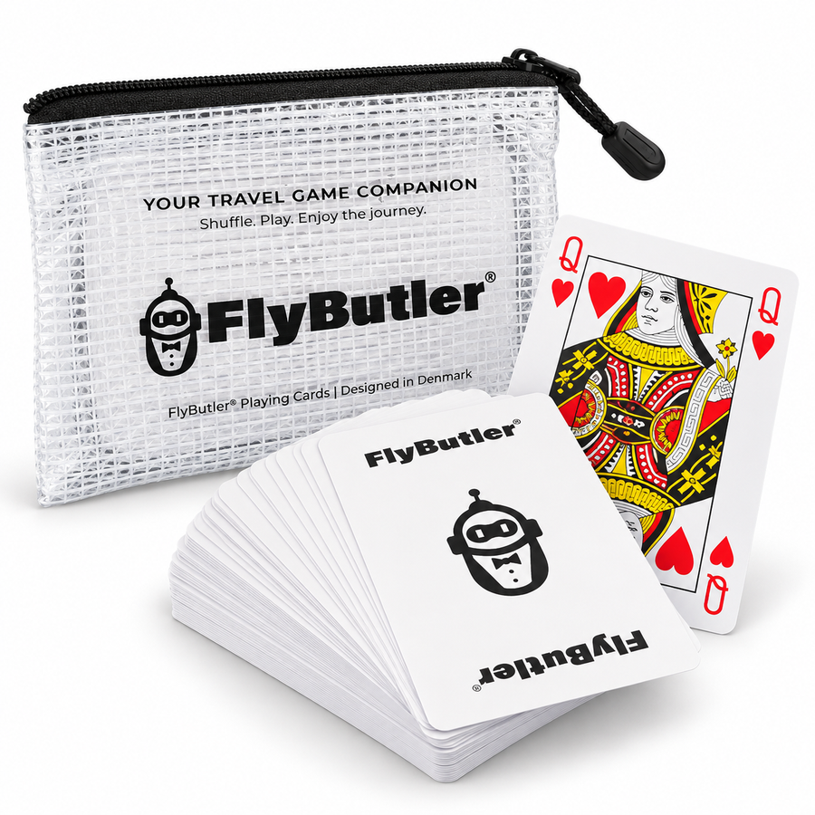 Flybutler-spillkort - 100 % plast