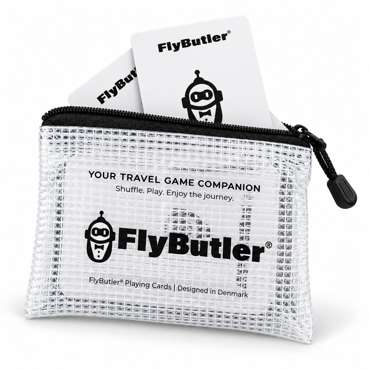 Flybutler-spillkort - 100 % plast